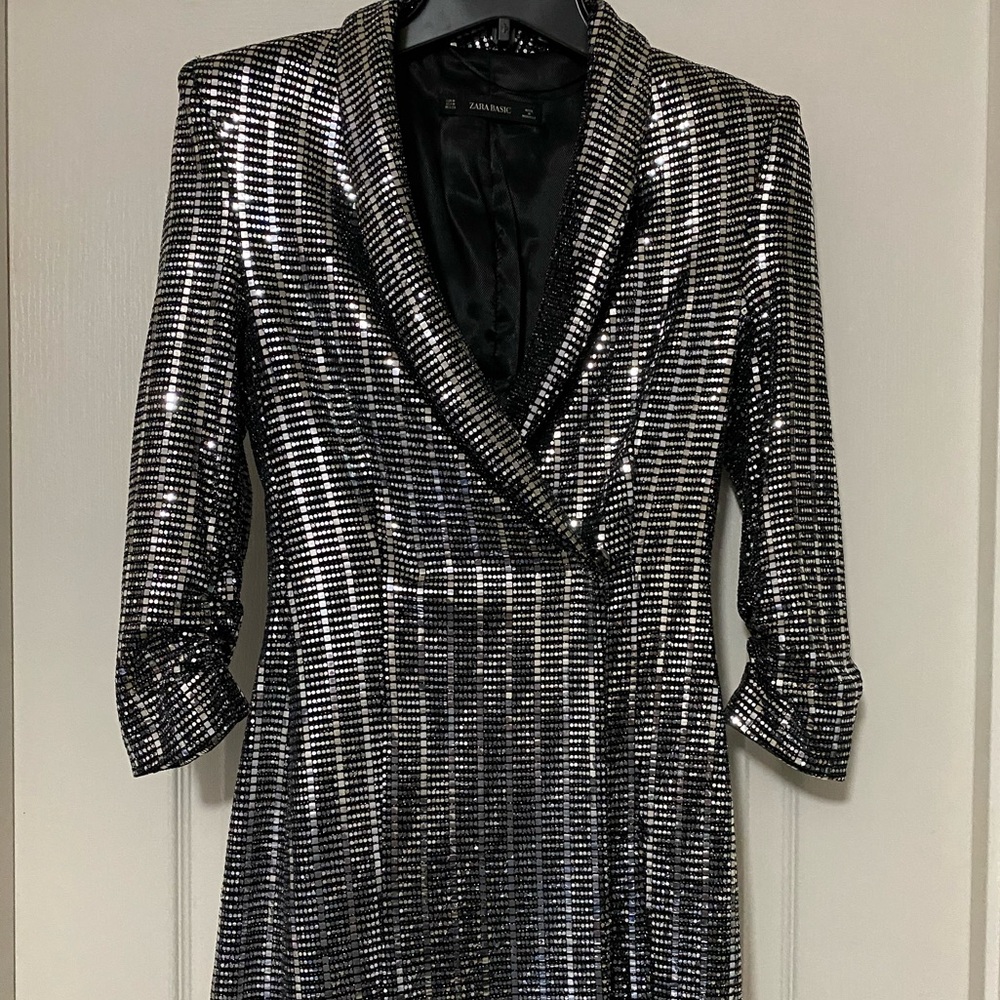 Sparkly Blazer Dress